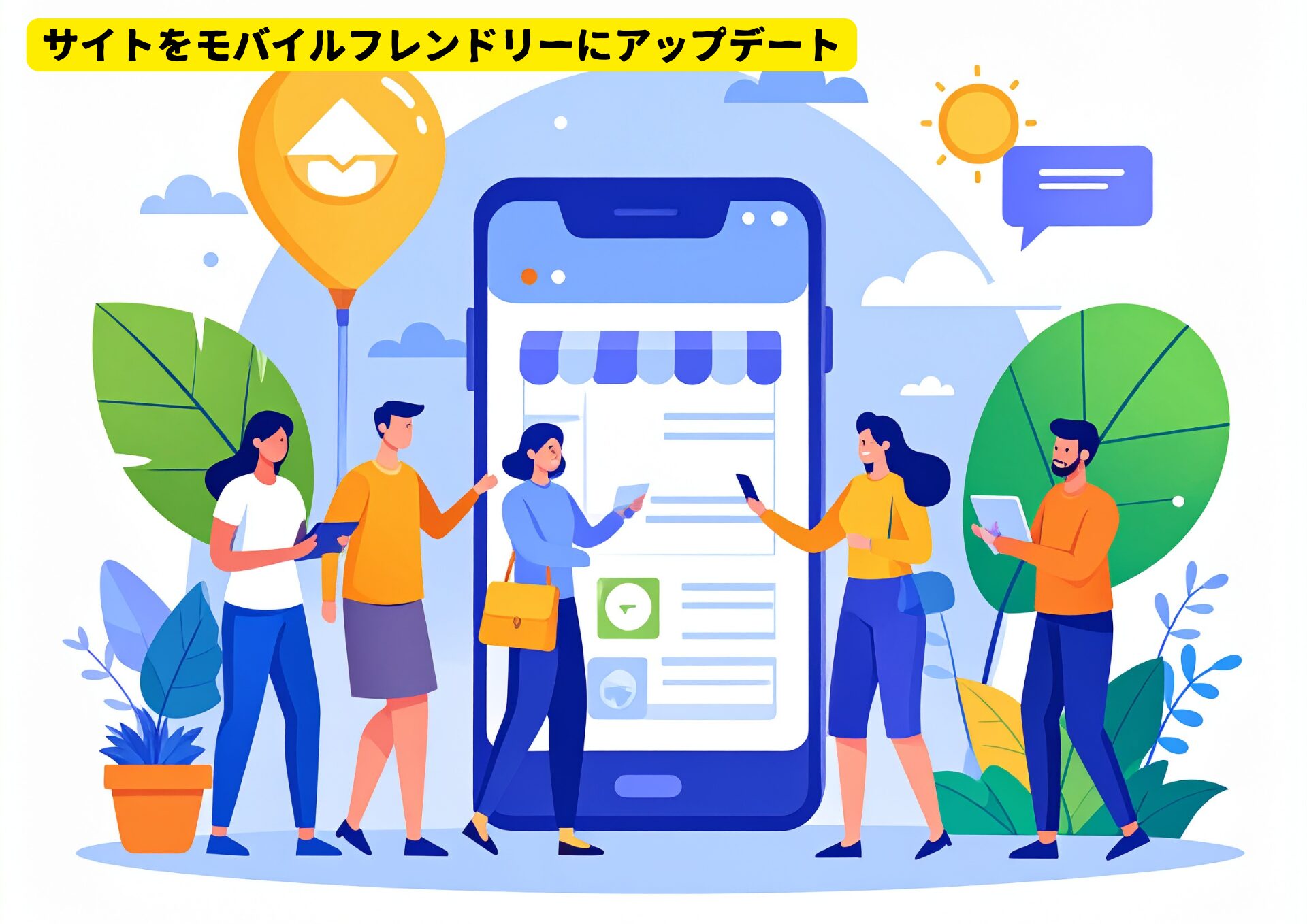 ウェブサイト（ホームページ）のスマートフォン対応・リニューアルのご提案